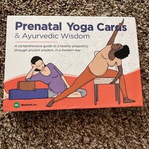 Prenatal Yoga Cards - Orange and Purple